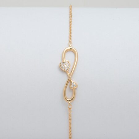 Pırlantalı yumuşak 18k altın kaplama bileklik-CM606