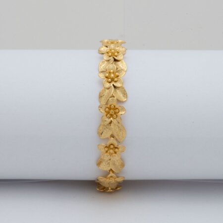 Yüzen altın kelebeklerli 18k altın kaplama bileklik-CM582