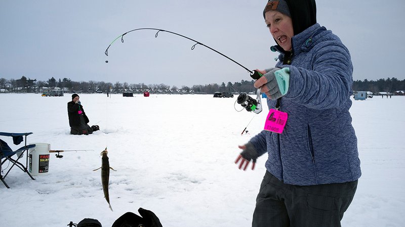 Overview of ice fishing live